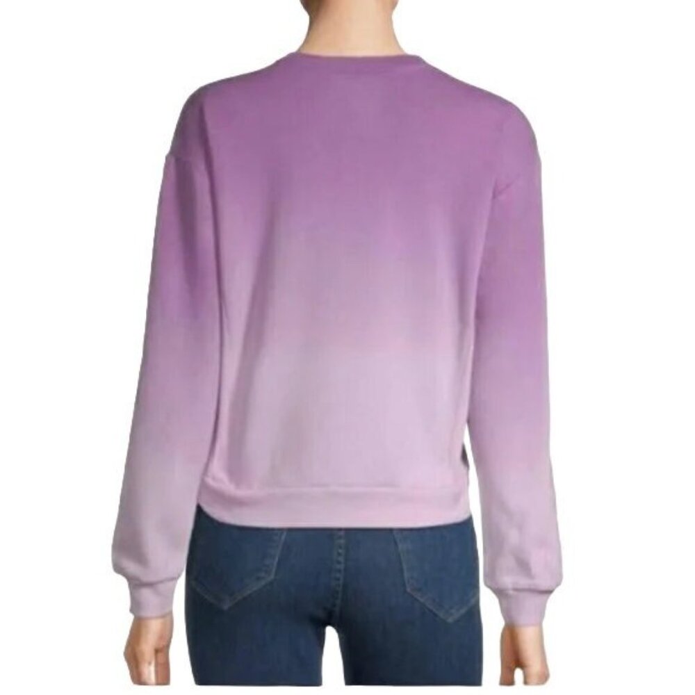 MTV Ombre Purple Crewneck Sweatshirt - Picture 2 of 5